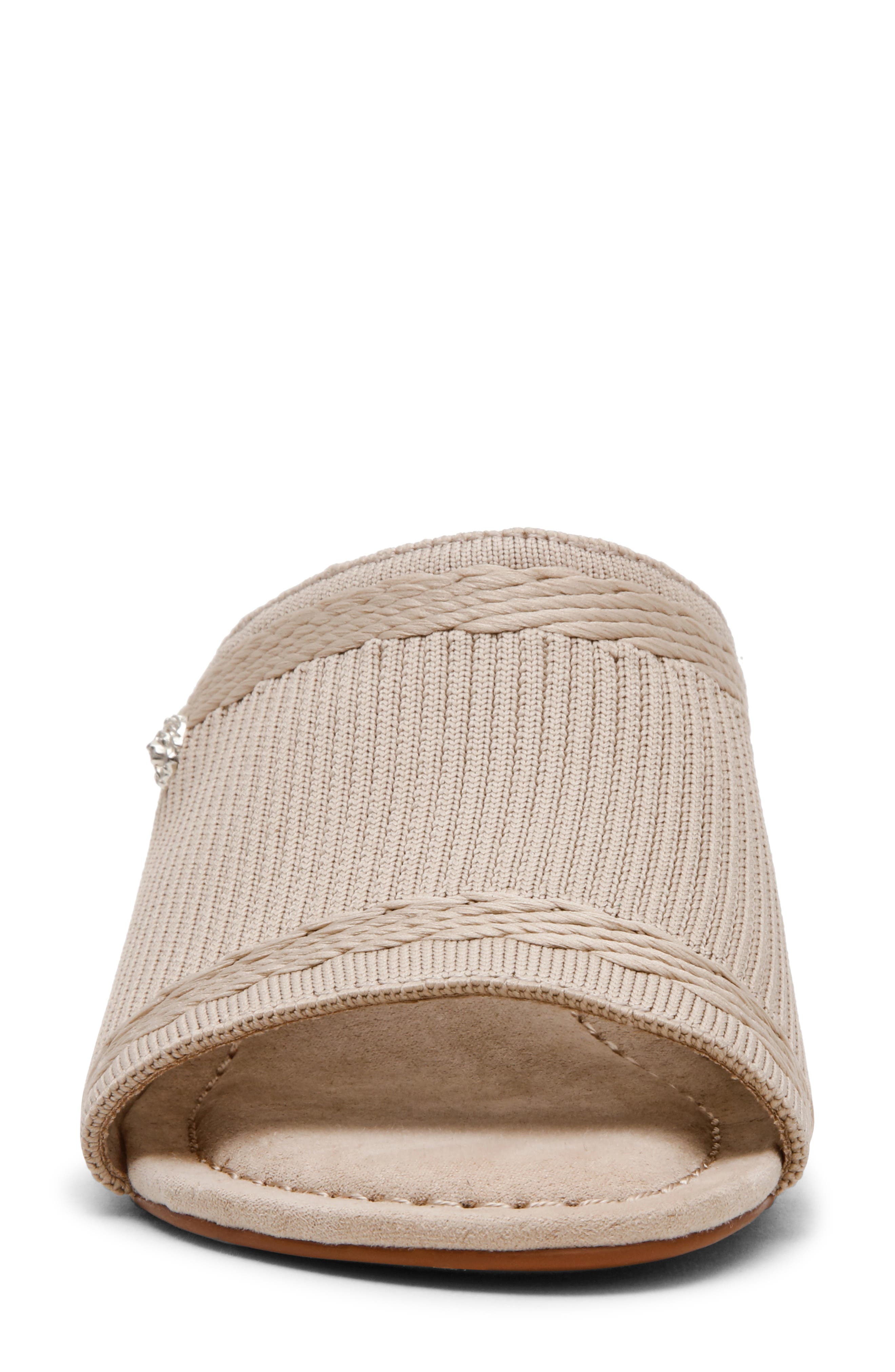 Capley Wedge Sandal, Alternate, color, ALMOND KNIT