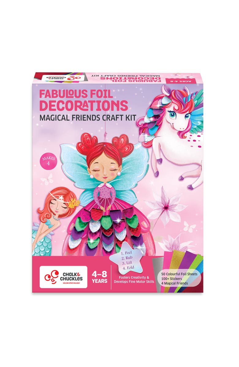Chalk & Chuckles Foil Decorations-Magical Friends, Main, color, NO COLOR