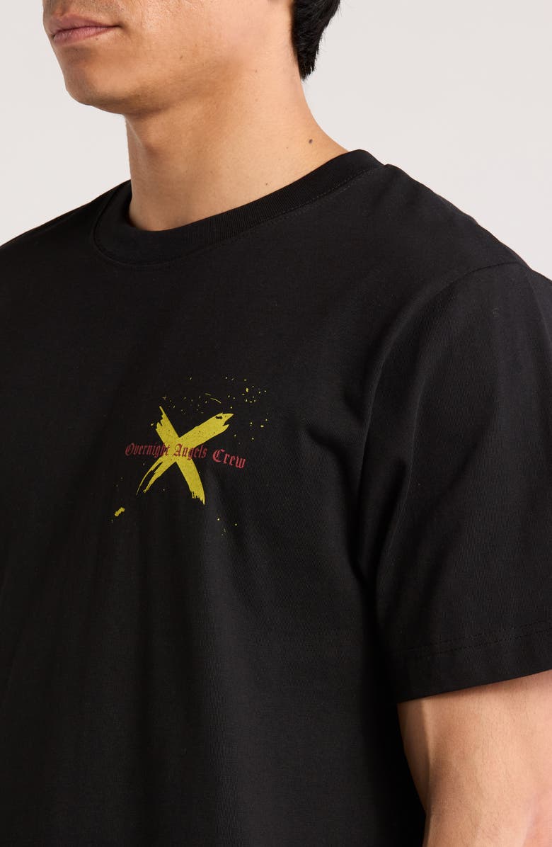 OVERNIGHT ANGELS CREW X-DL Colorway Graphic T-Shirt, Alternate, color, 