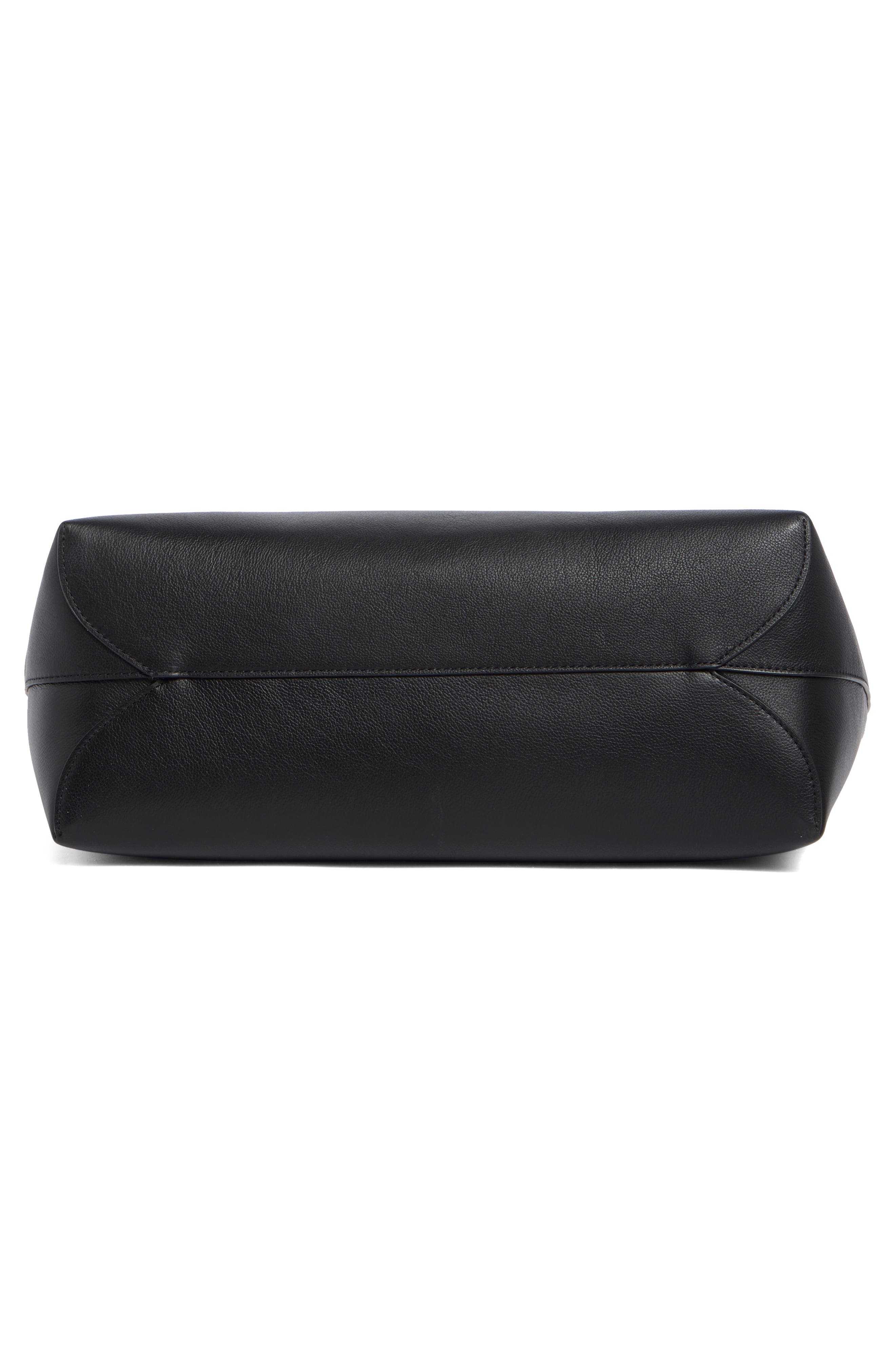 Angel Shopper Tote Bag, Alternate, color, BLACK