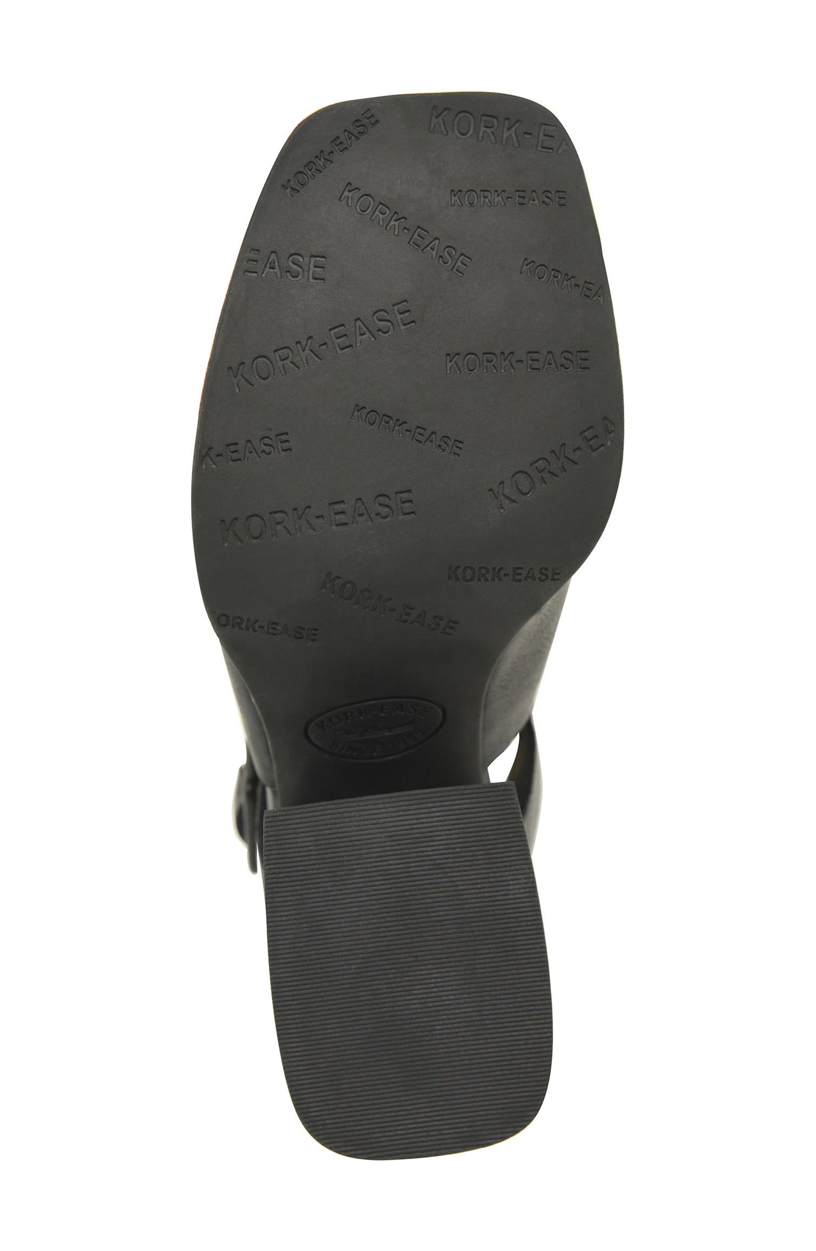 Kork-Ease<sup>®</sup> Cline Slingback Sandal, Alternate, color, Black Leather