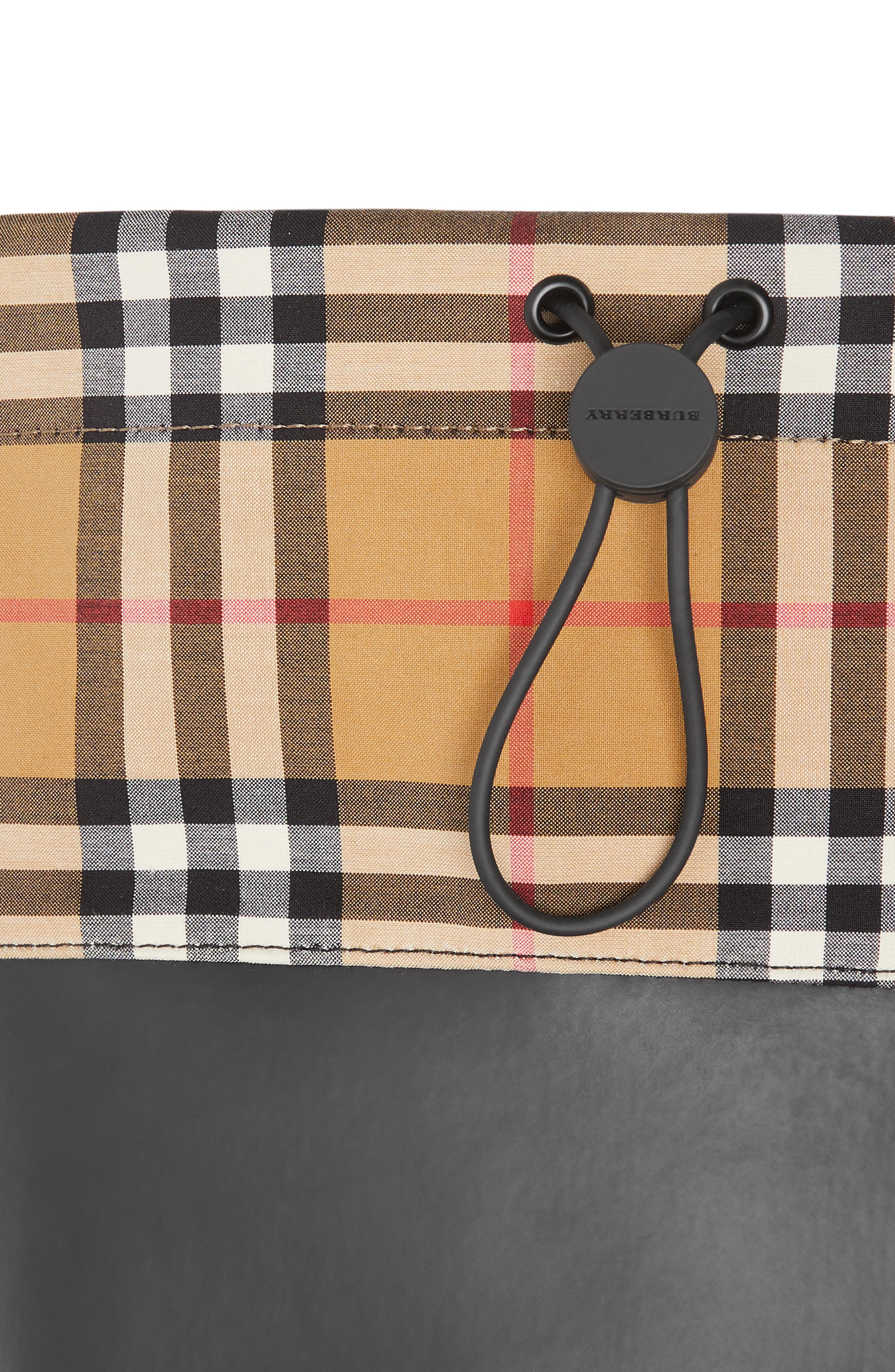 Burberry Freddie Tall Waterproof Rain Boot, Alternate, color, 