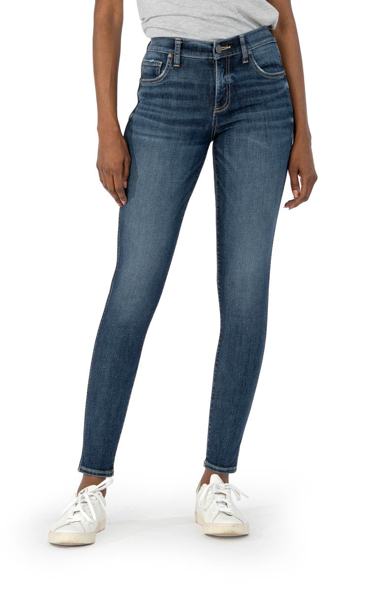 KUT from the Kloth Mia Fab Ab High Waist Toothpick Skinny Jeans, Main, color, 