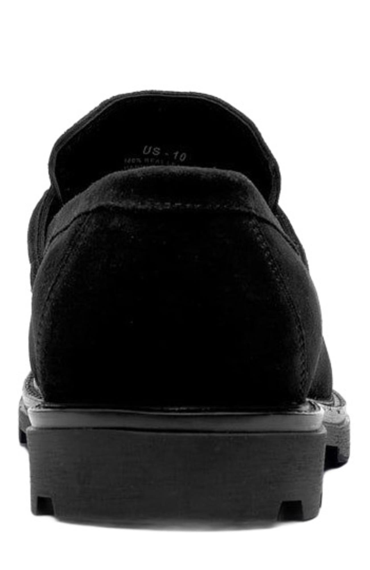 A. Veer Samuel Bit Loafer, Alternate, color, Black Suede