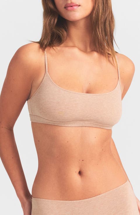 Everyday Cotton Scoop Bralette