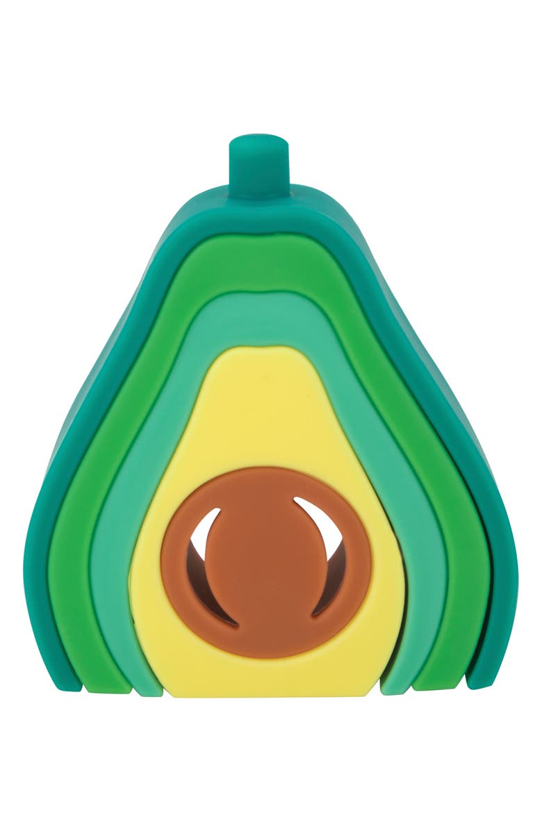 DR TALBOTS Silicone Stacking Avocado Toy, Main, color, 