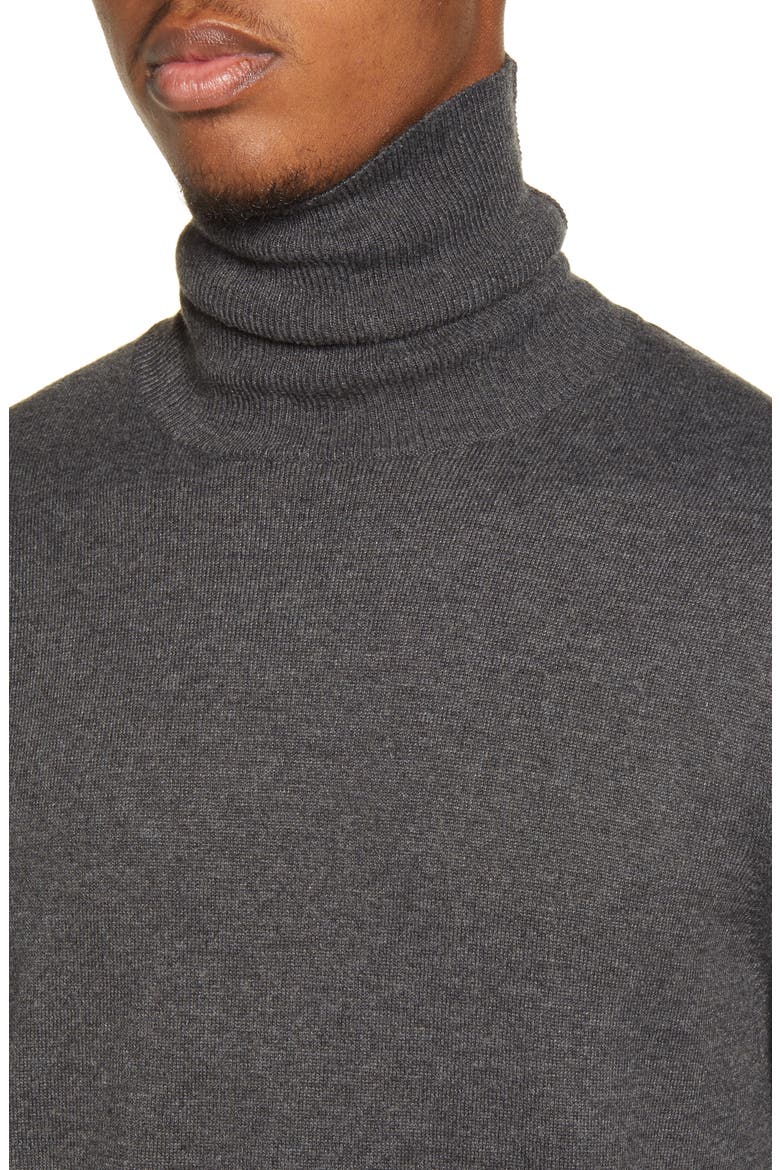x Alex Costa Turtleneck Sweater, Alternate, color, GREY DARK CHARCOAL HEATHER