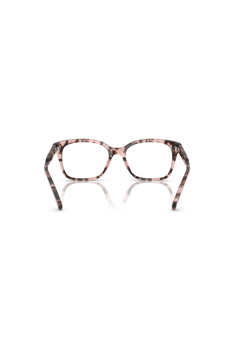 53mm Rectangle optical glasses, Alternate, color, Pink