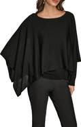 Donna Karan New York Cape Overlay Sweater