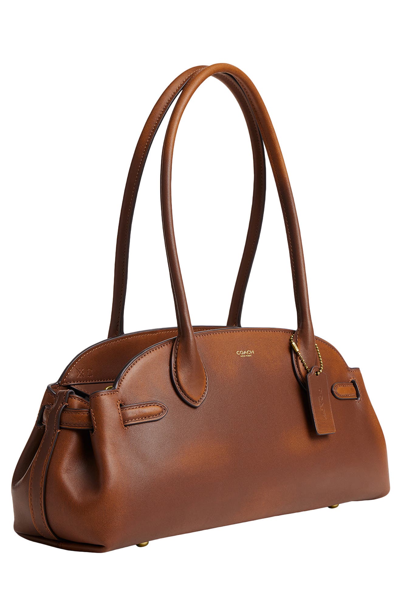 Empire 34 Leather Carryall Bag, Alternate, color, BROWN