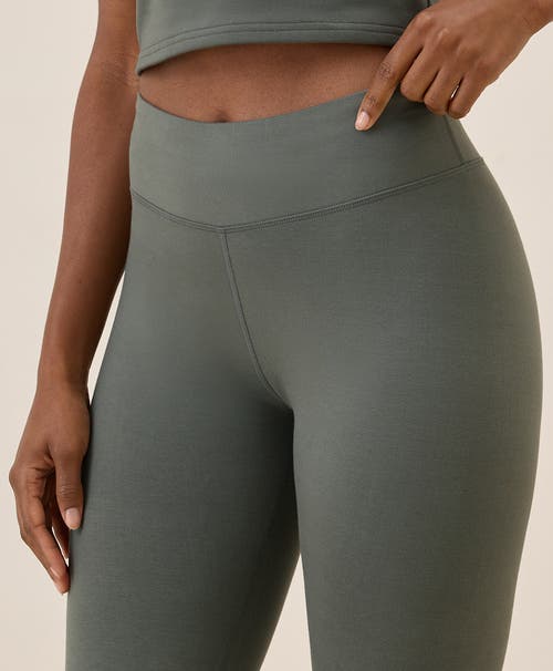 Pact On The Go-to Legging Made With Organic Cotton In Castor Grey