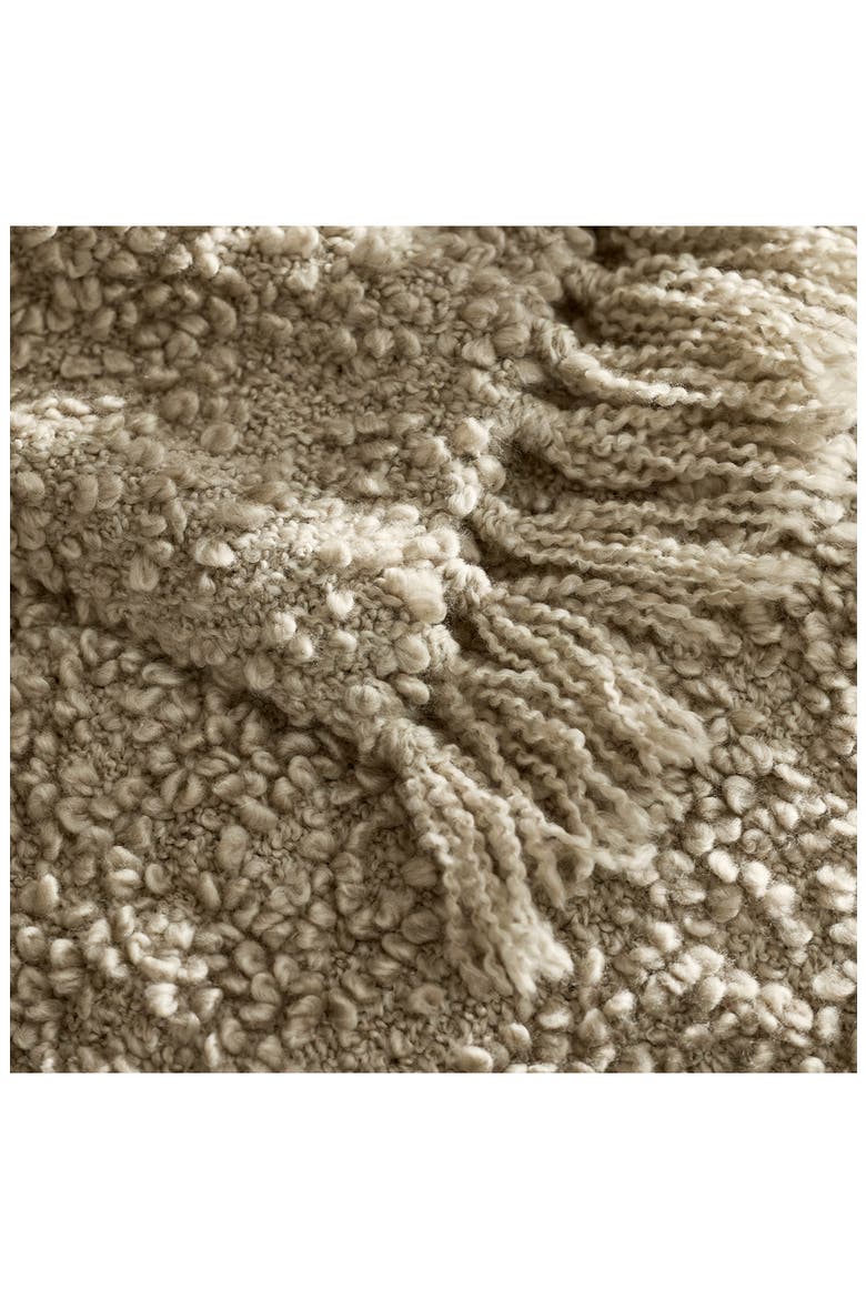 Cozy Boucle Throw Blanket, Alternate, color, HEATHERED OAK