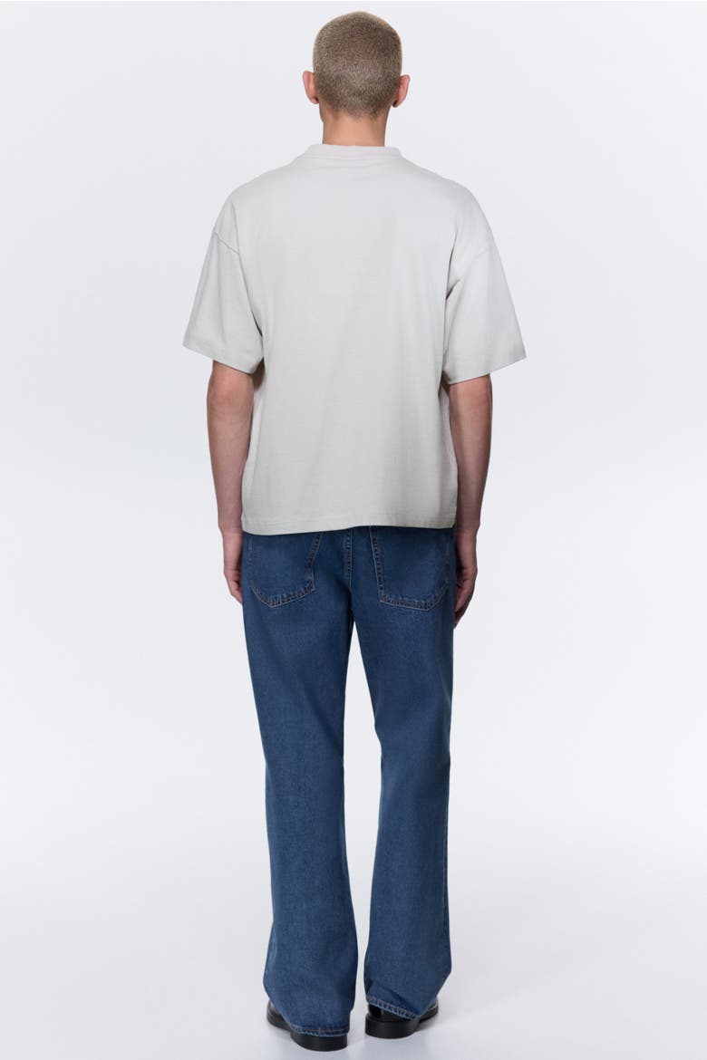Oversized Fit Cotton T-shirt, Alternate, color, Light gray
