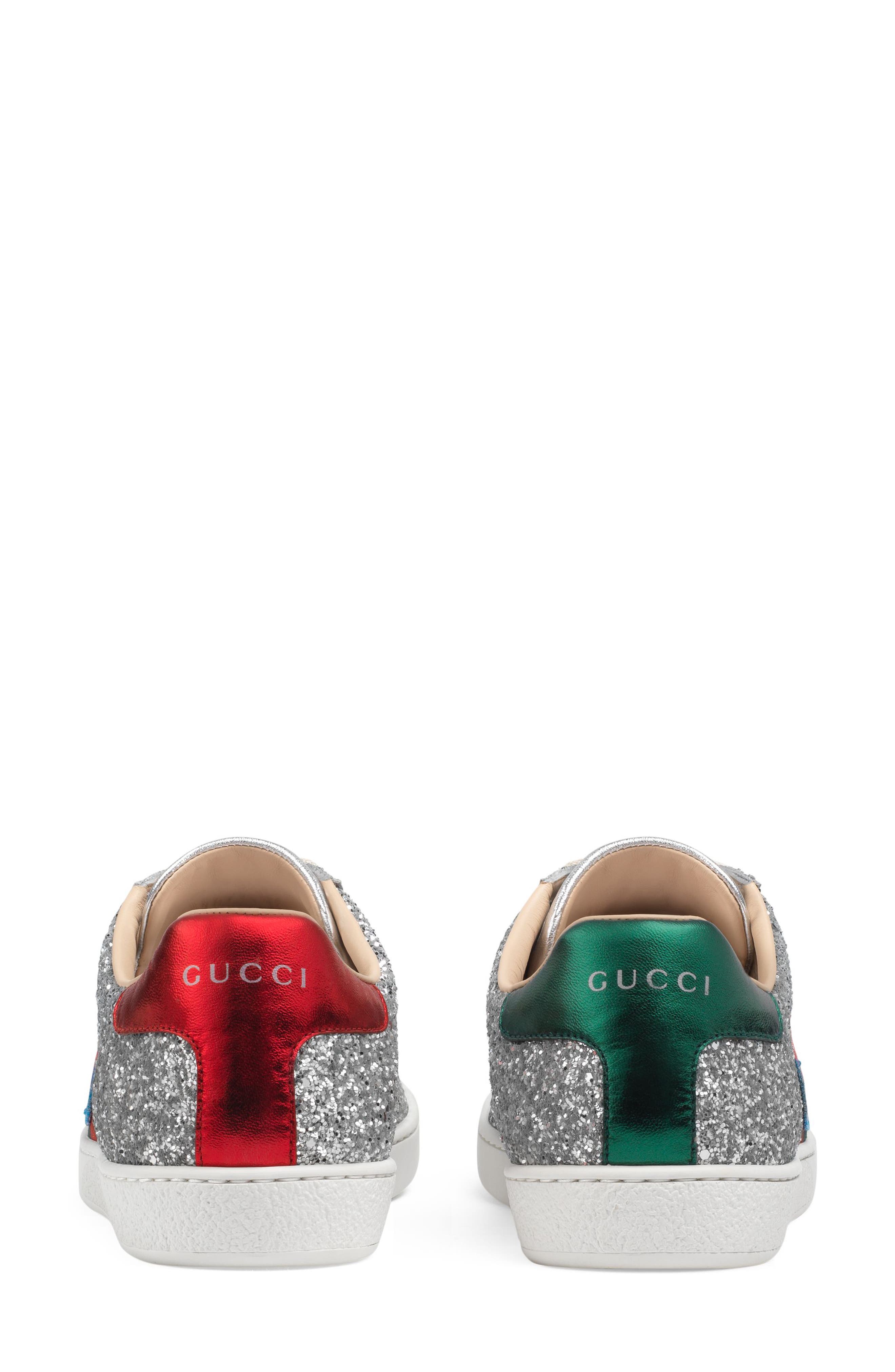 Gucci New Ace Low Top Sneaker, Alternate, color, 