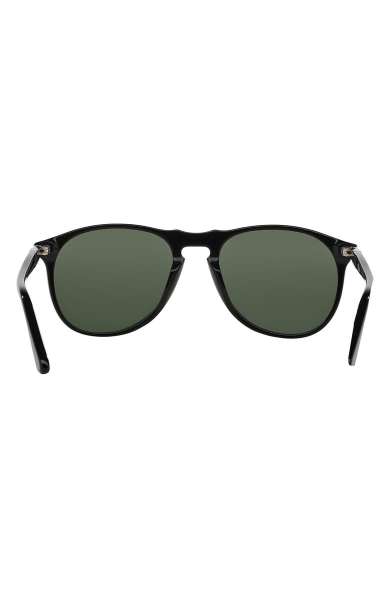 Persol 55mm Pilot Sunglasses, Alternate, color, Black