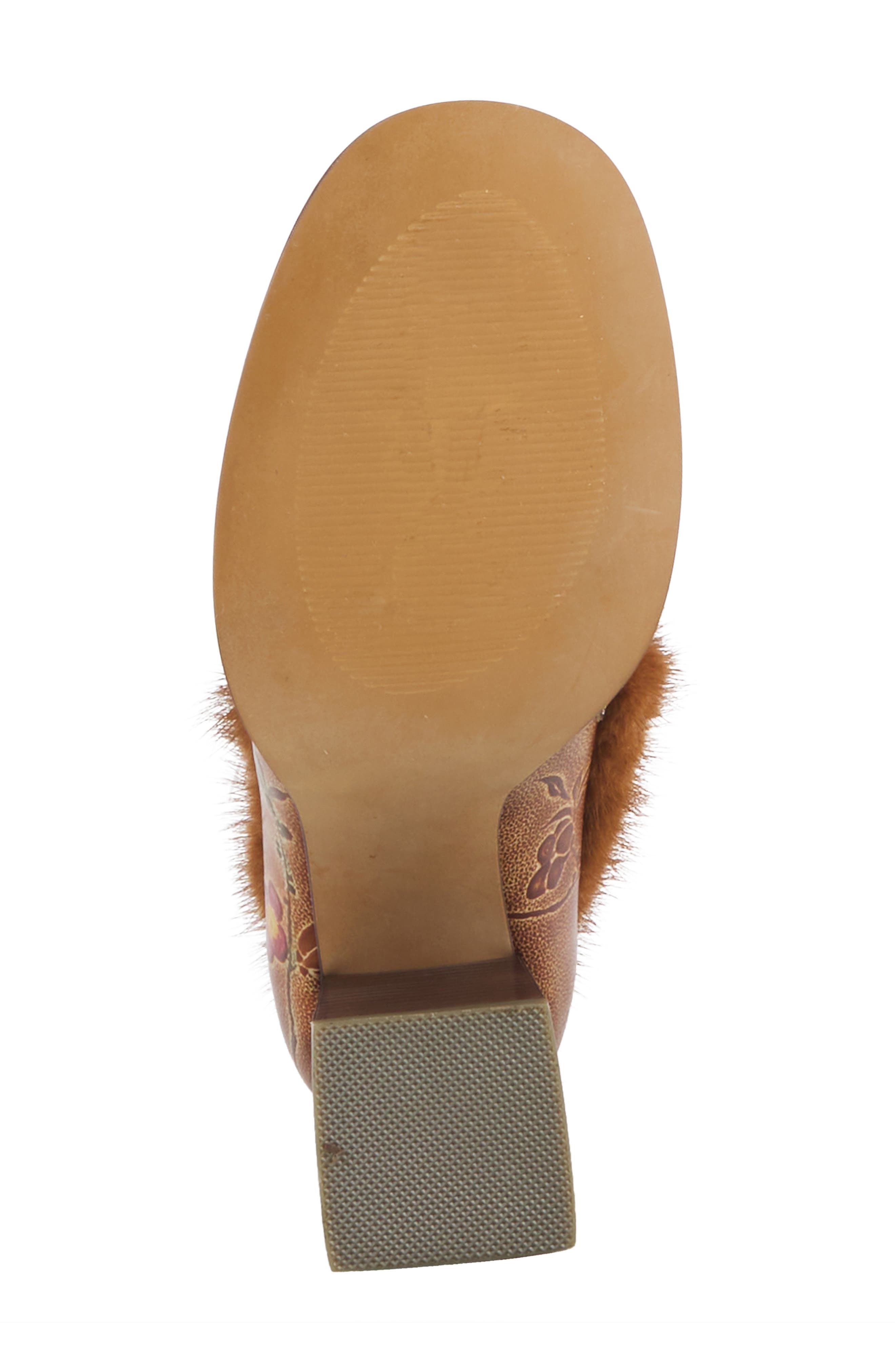 Spring Step Tancy Faux Fur Trim Loafer, Alternate, color, 