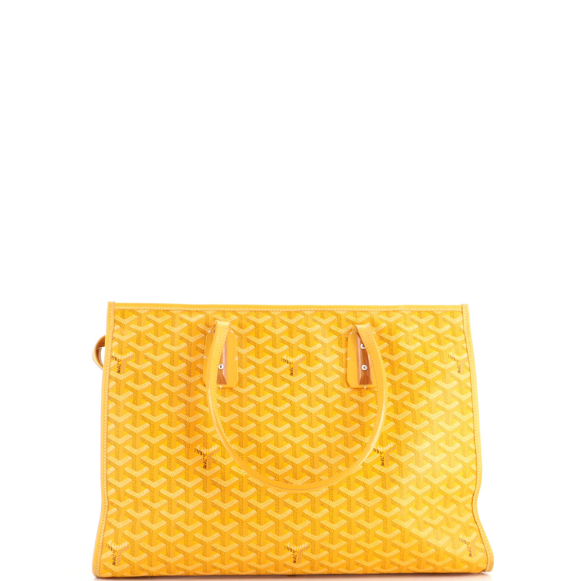 Marquises Bag Coated Canvas, Alternate, color, Yellow