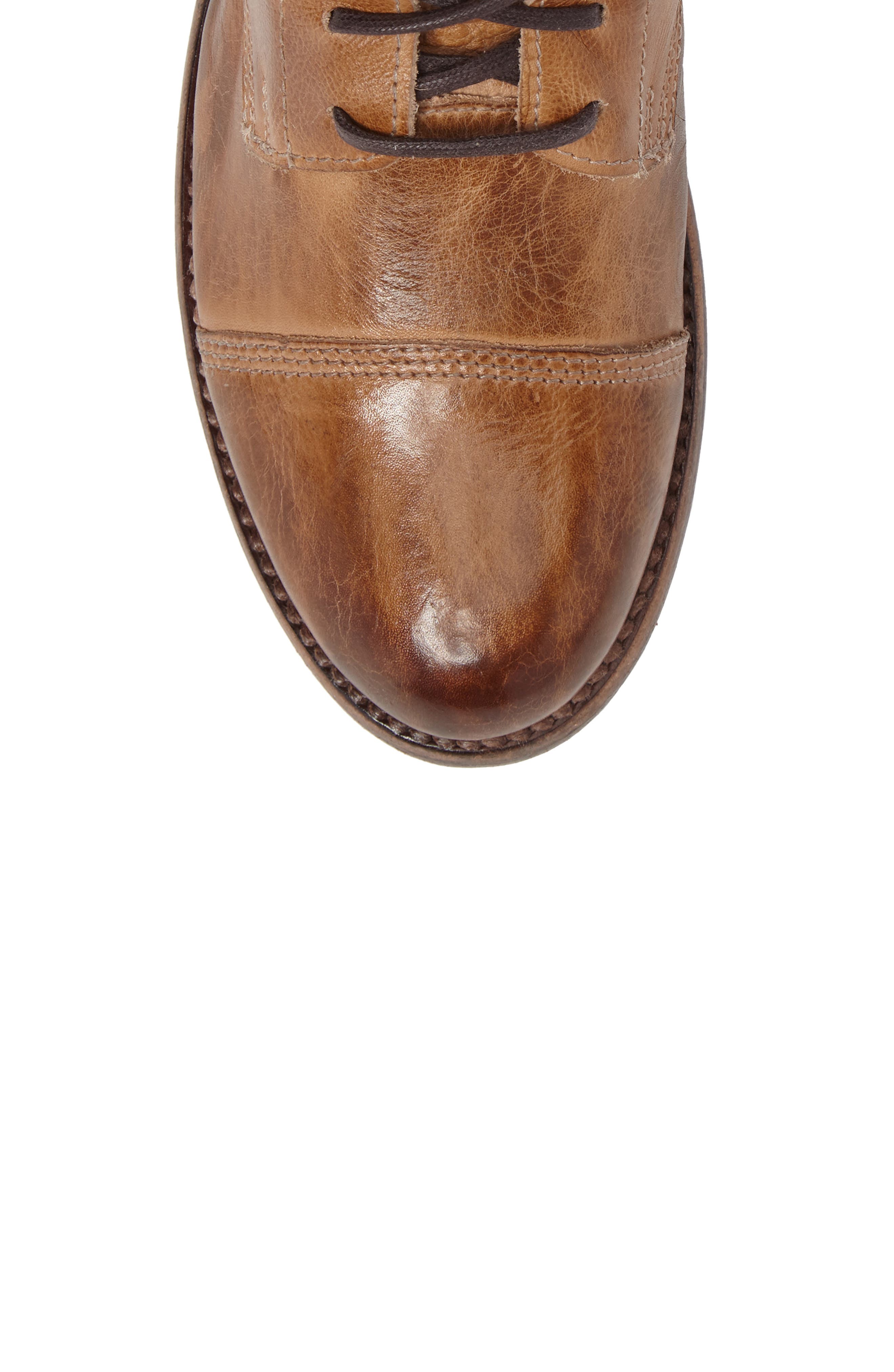 Bonnie Leather Boot, Alternate, color, TAN RUSTIC LEATHER