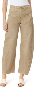 Habitual Evie High Front Patch Ankle Barrel Leg Jeans