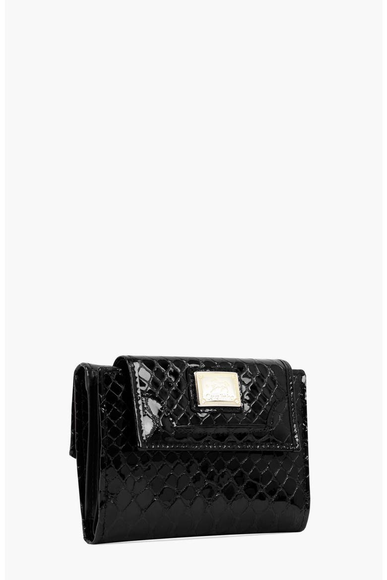 Gallop Patent Leather Wallet 215, Alternate, color, Black