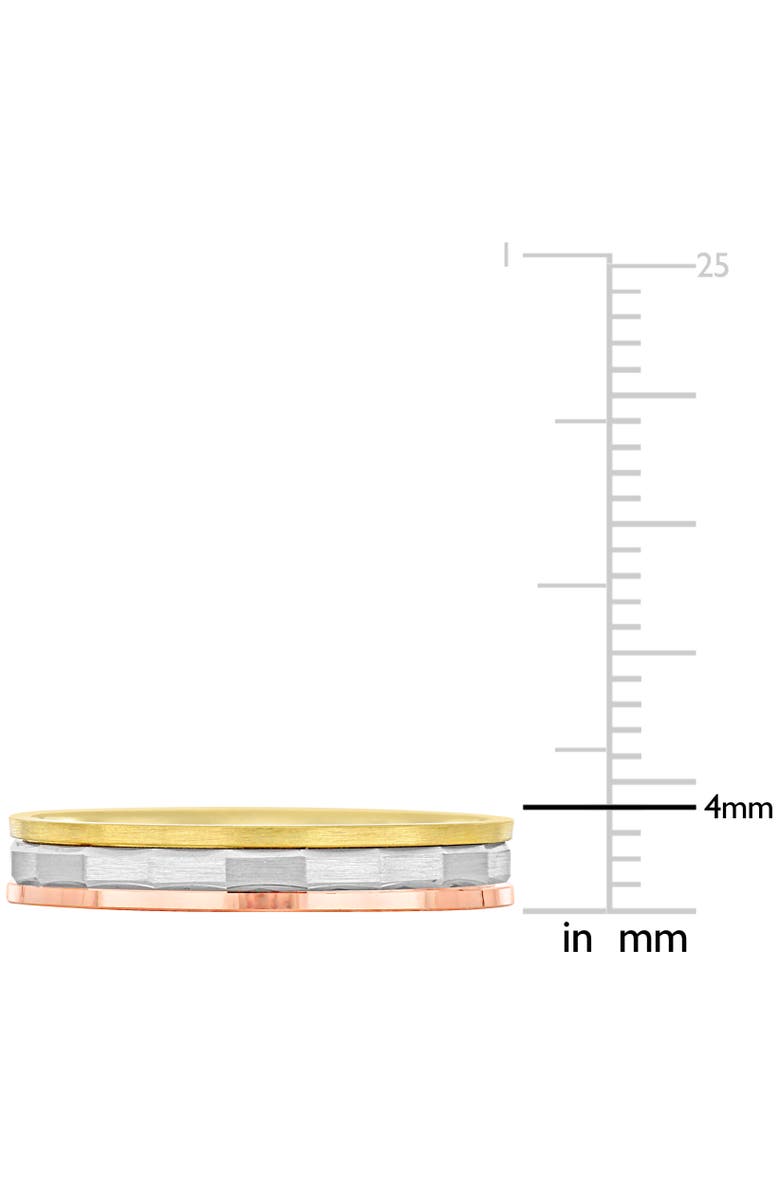 Julianna B. Men's Hammered & Brushed Finish Band 14k, Alternate, color, 