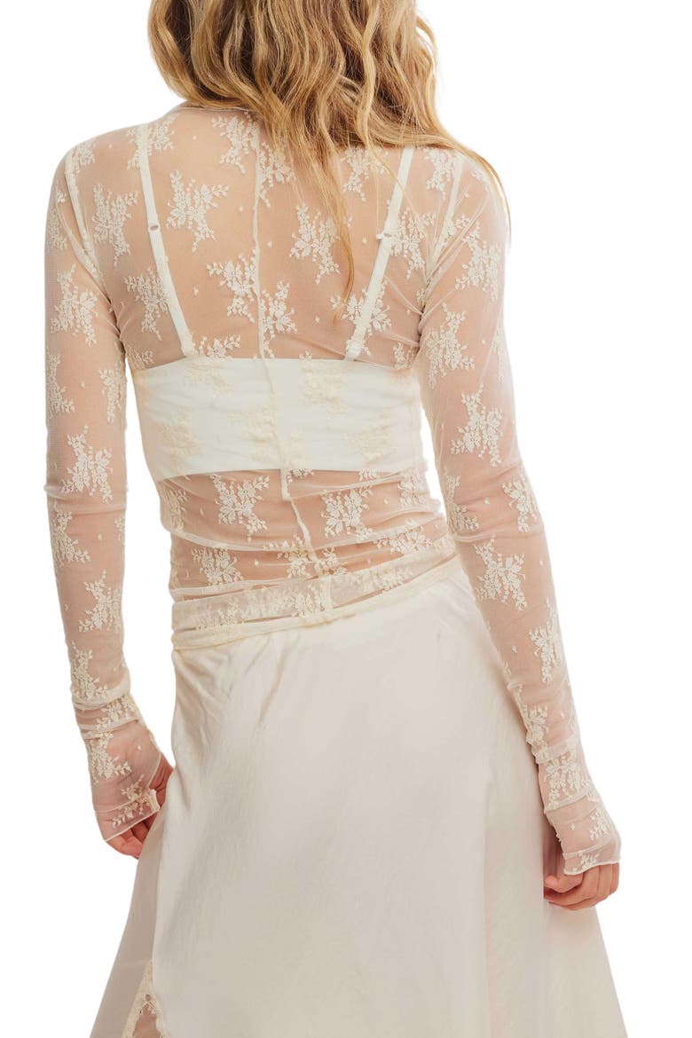 Lady Lux Layering Top, Alternate, color, EVENING CREME