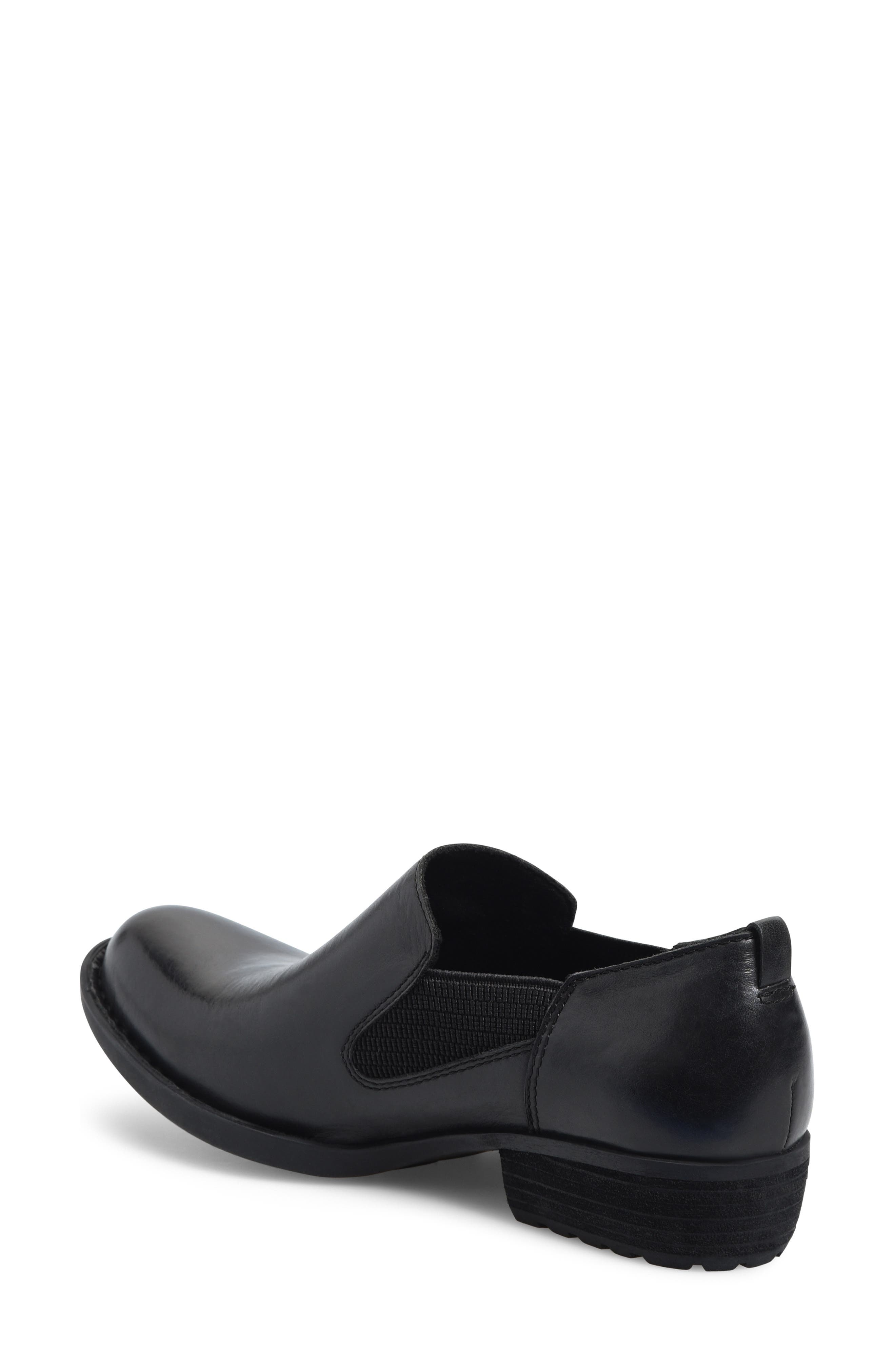 Børn Kade Loafer, Alternate, color, Black Leather