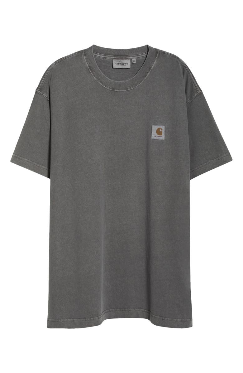 Carhartt Work In Progress Vista Loose Fit Logo T-Shirt, Alternate, color, Black Garment Dyed