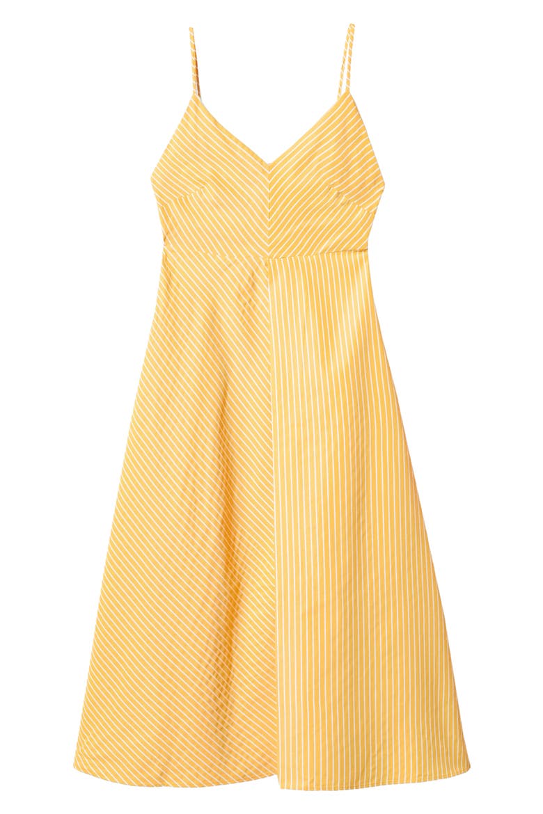 Stripe A-Line Sundress, Alternate, color, YELLOW