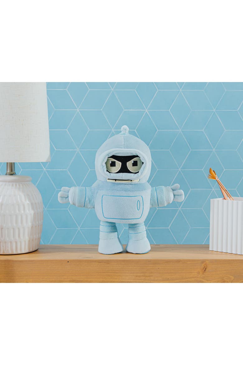 Futurama Angry Bender 8-Inch Chibi Collector Plush Toy, Alternate, color, Gray
