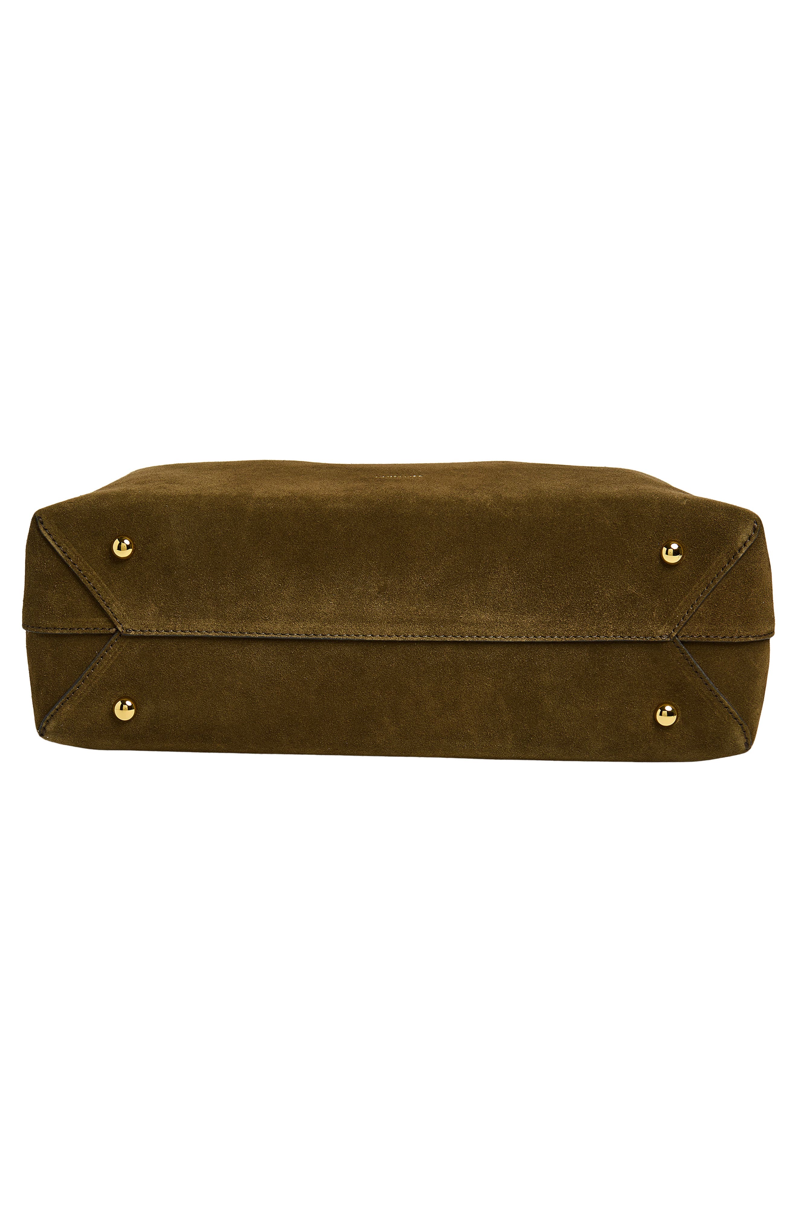 DeMellier The Midi Stockholm Suede Top Handle Bag, Alternate, color, 