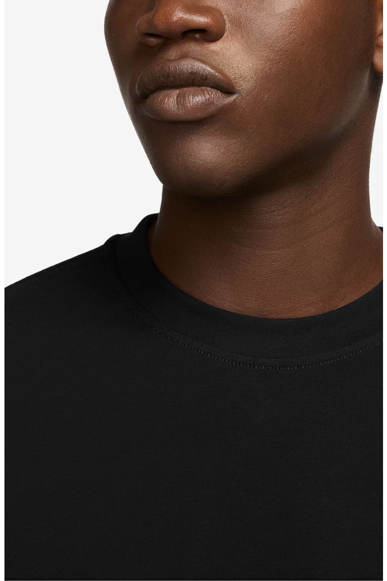 24.7 ImpossiblySoft Dri-FIT Crew Sweatshirt, Alternate, color, 010 BLACK/DKSKGY
