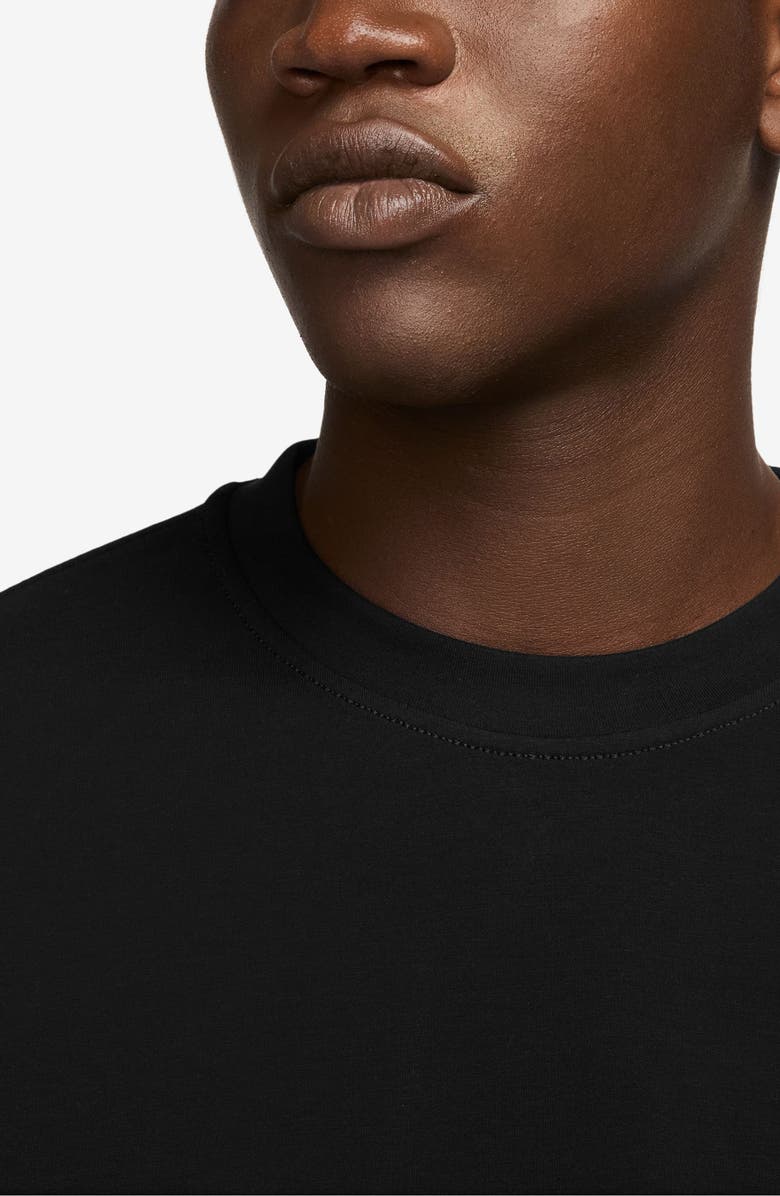 Nike 24.7 ImpossiblySoft Dri-FIT Crew Sweatshirt, Alternate, color, Black/ Dk Smoke Grey