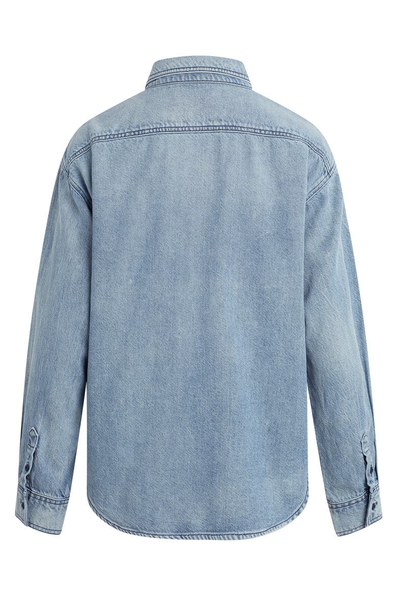 The Thinking About It Denim Shirt, Alternate, color, CORONADO