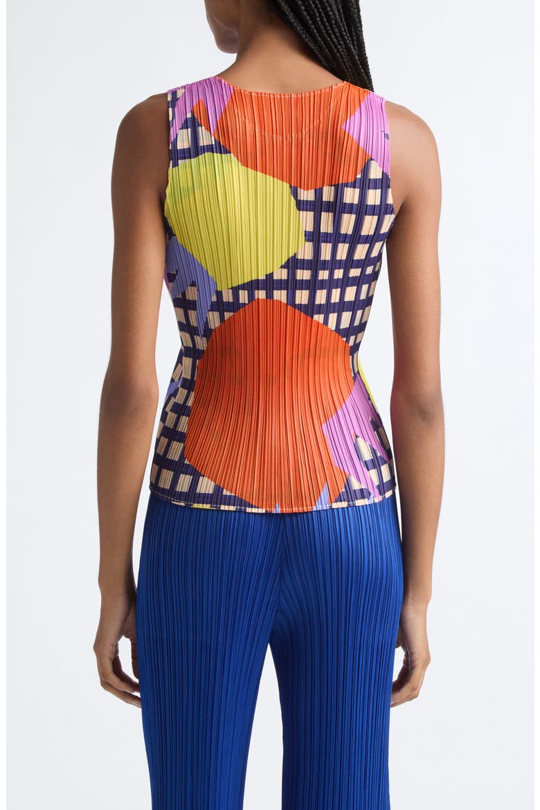 Market Plissé Shell, Alternate, color, TOMATO