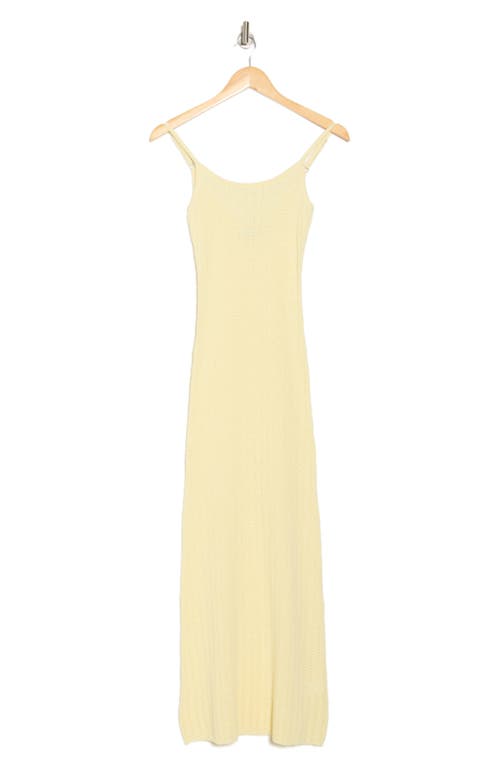 Lush Openwork Body-con Sweater Dress