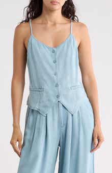 Young, Fabulous & Broke Tate Chambray Vest