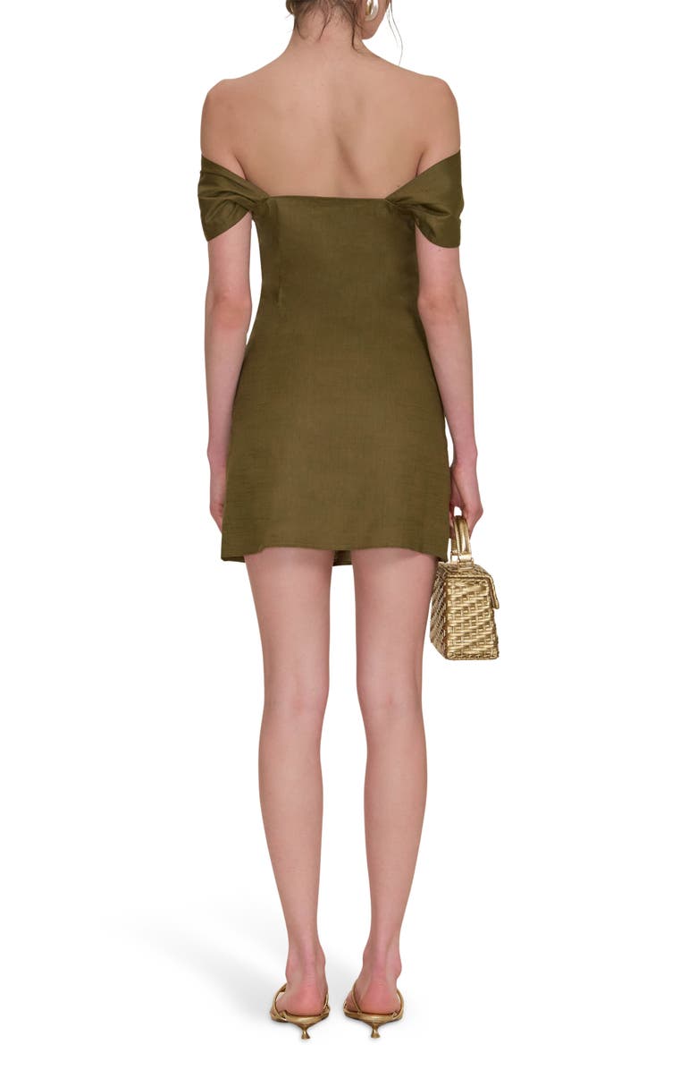 Cult Gaia Sawyer Off the Shoulder Minidress, Alternate, color,