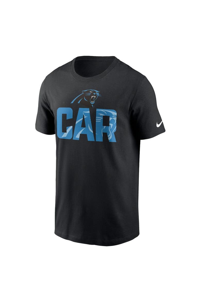 Men's Nike  Black Carolina Panthers Local Essential T-Shirt, Alternate, color, Black