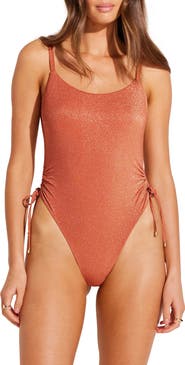 Vitamin A® Gemma Cinched Tie One-Piece Swimsuit