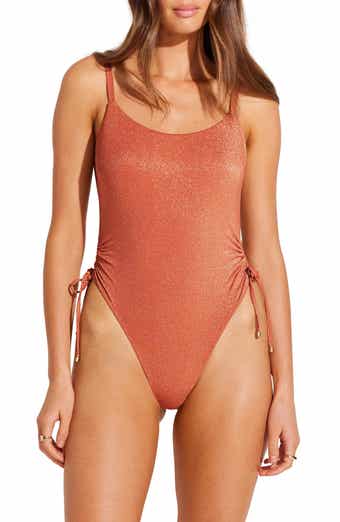 Vitamin A® Gemma Cinched Tie One-Piece Swimsuit
