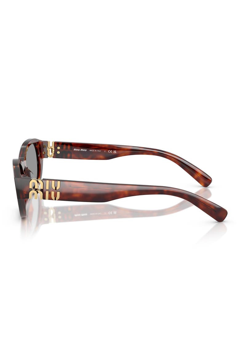 53mm Irregular Sunglasses, Alternate, color, GREY
