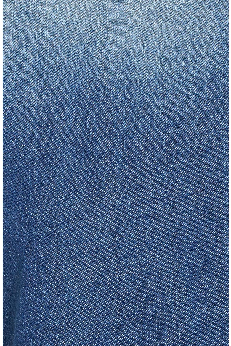 Distressed Chambray Top, Alternate, color, ALPINE BLUE