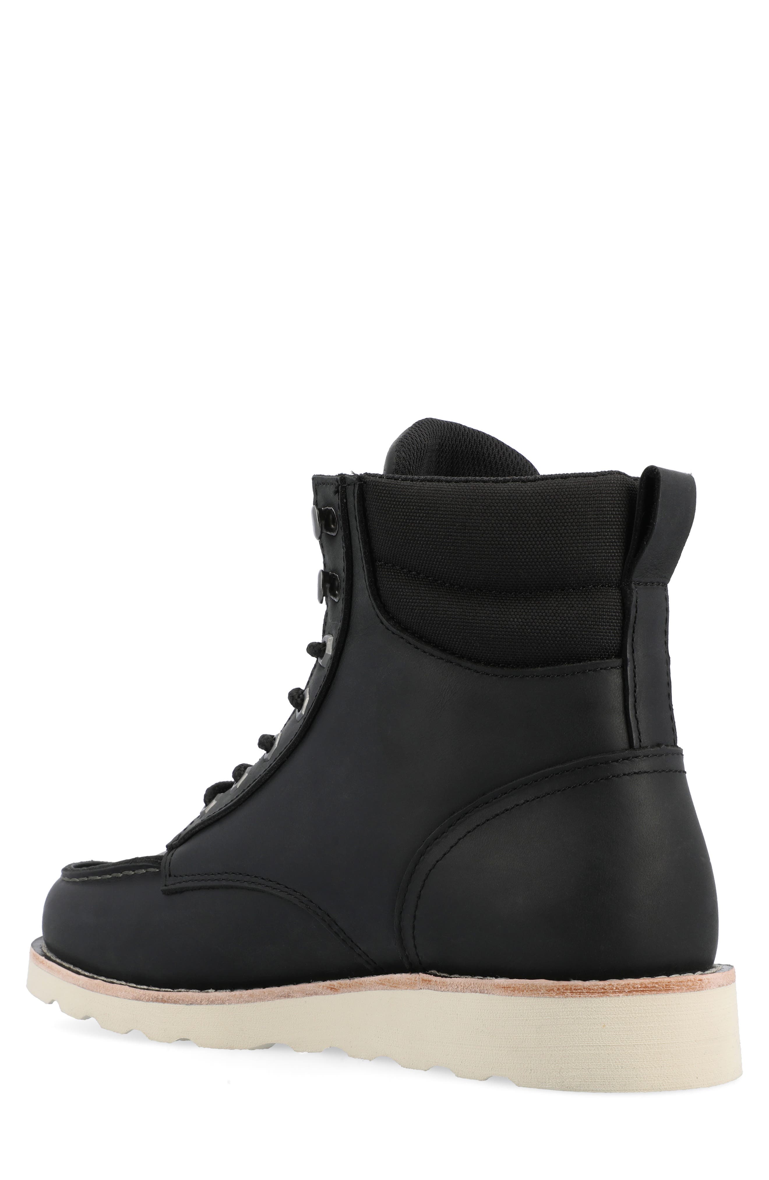 TERRITORY BOOTS Venture Water Resistant Moc Toe Leather Boot, Alternate, color, 