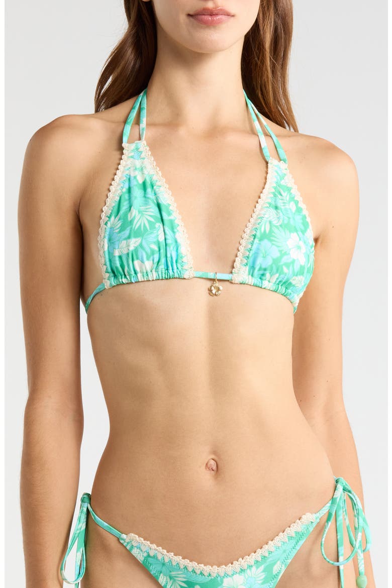Crochet Trim Bikini Top, Main, color, BAREFOOT BREEZE