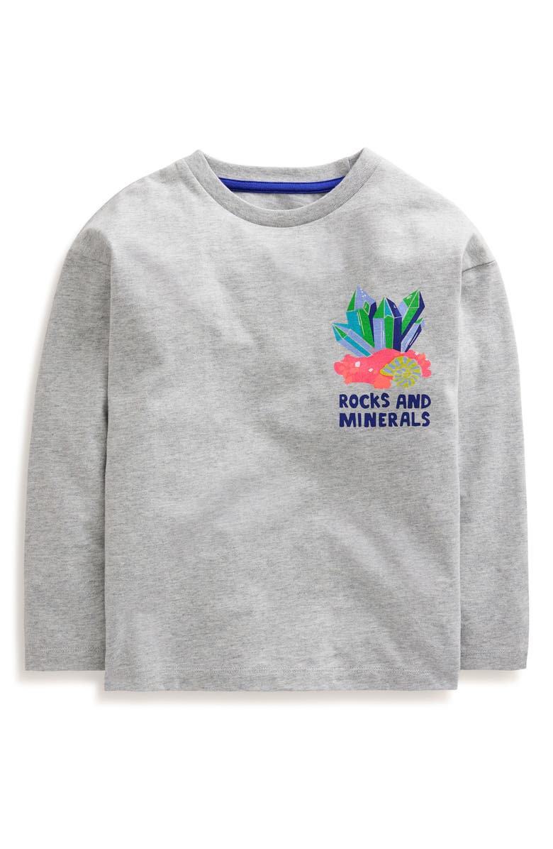 Mini Boden Kids' Education Long Sleeve Graphic T-Shirt, Main, color,