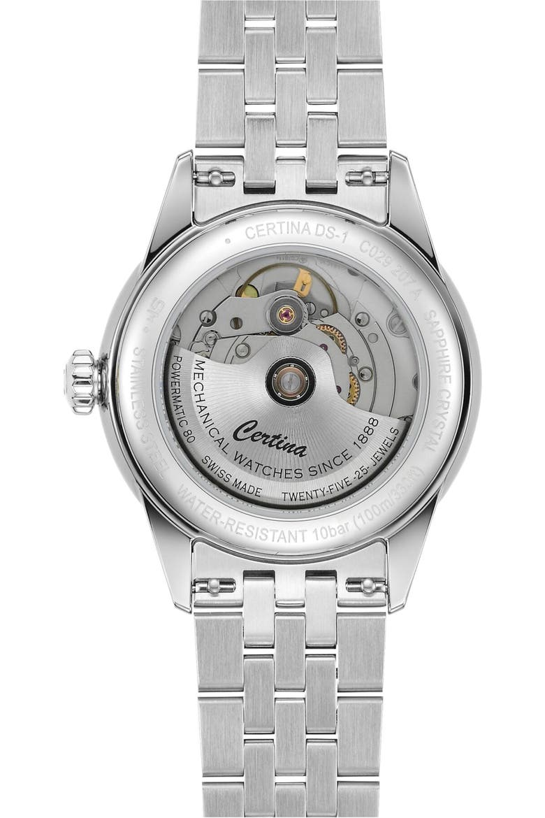 DS 1 Automatic Bracelet Watch, 38mm, Alternate, color, STAINLESS STEEL