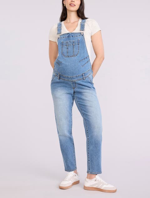 Relaxed Fit Maternity Denim Overall