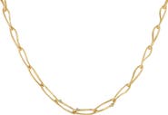 Vince Camuto Cubic Zirconia Chain Link Collar Necklace