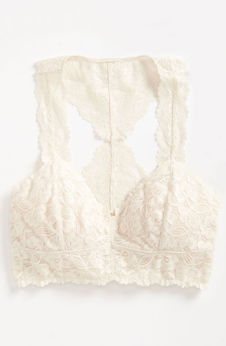 Free People Racerback Galloon Lace Bralette, Alternate, color, 
